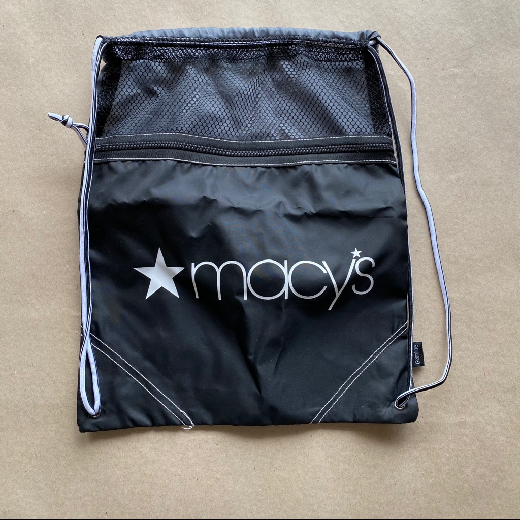 Macy’s Drawstring Backpack Lightweight